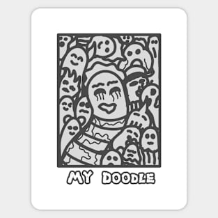 Doodle art Sticker